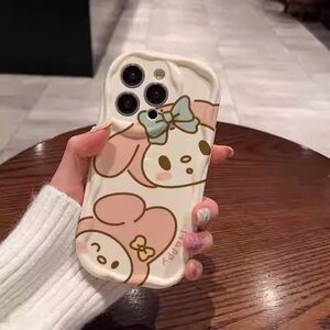 Cute Cartoon Phone Case with Bow Design